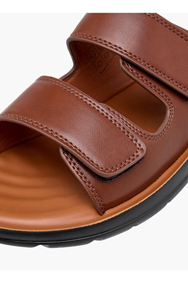 Men Hook & Loop Arabic Sandals - 4