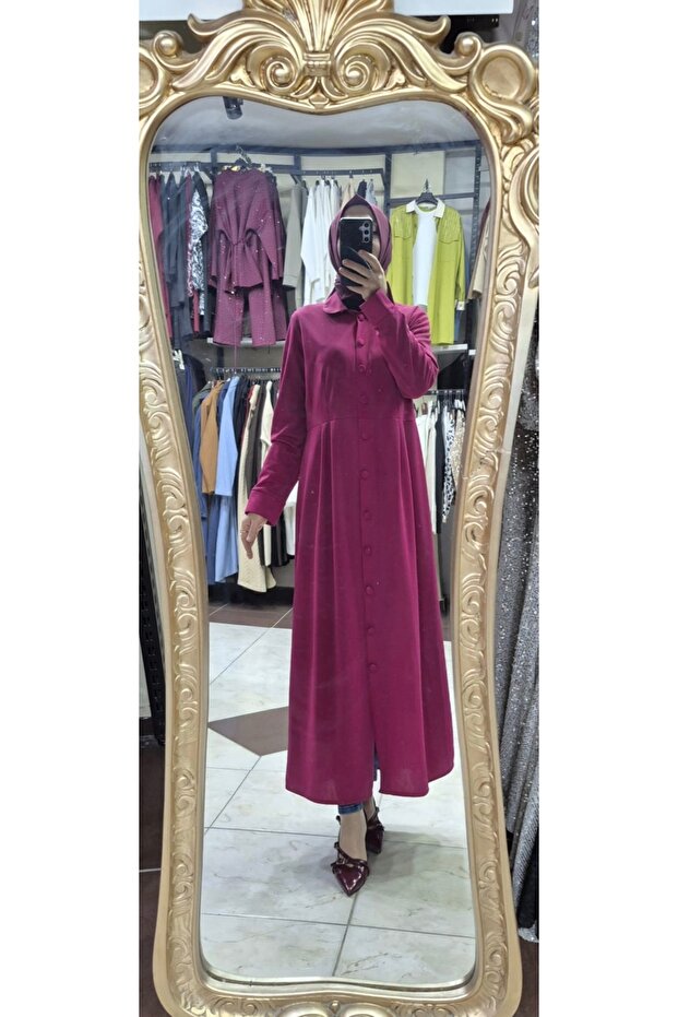 Krep pembe trenc - 4