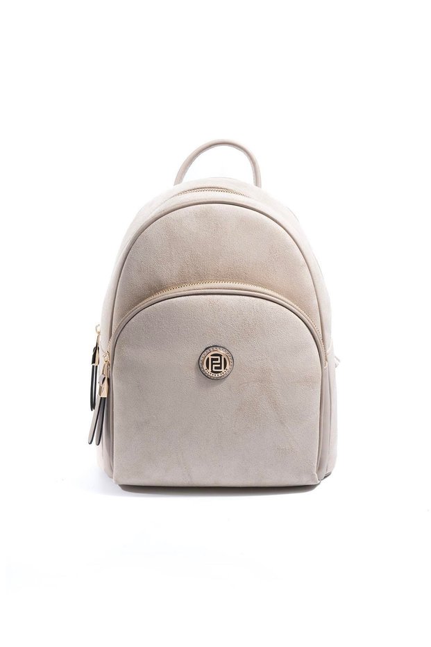 Beige - Sand Suede Women's Backpack Sp1062