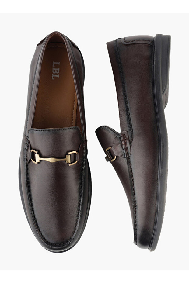 Men Slip-On Leather Loafers