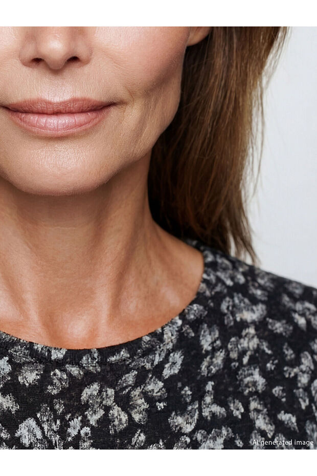 طاقم الرقبة منقوشة بلوزة - 3