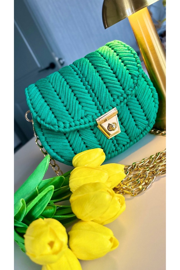 KANVAS ÖRGÜ ÇANTA✨ - 2