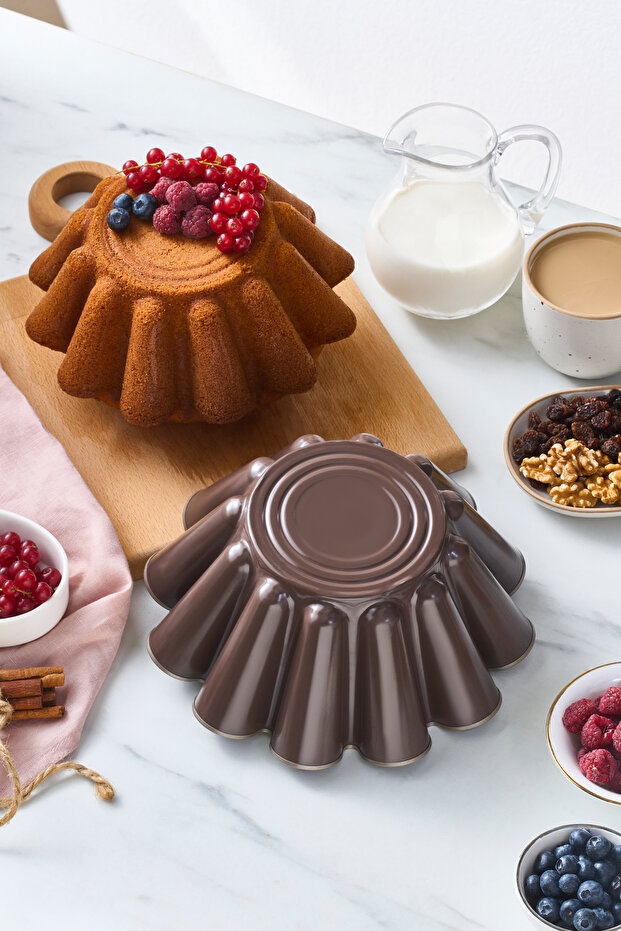 Mocca Dilimli Kek Kalıbı 22 cm - 3