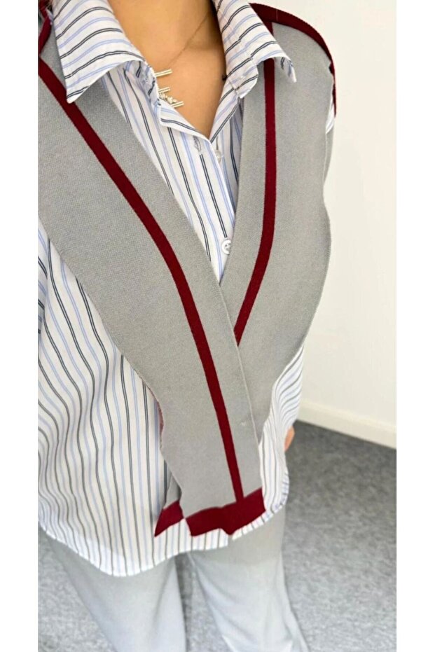 GÖMLEK DETAYLI KAZAK - 2