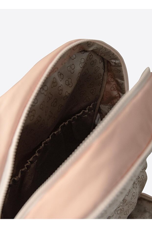 حقيبة ظهر رونا مبطنة بلون السلمون - 5