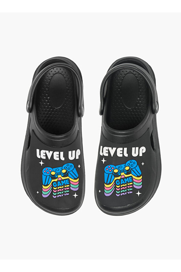 Boys Game Embossed Clogs - 1