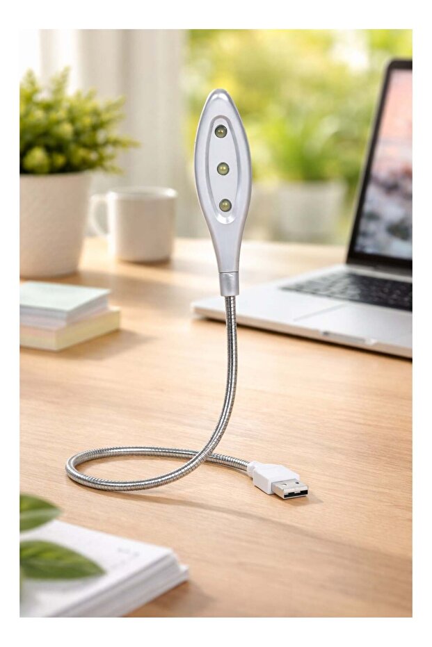 عبوة من مصباحين LED يعملان بمنفذ USB، سطوع عالٍ، تصميم مرن قابل للتعديل