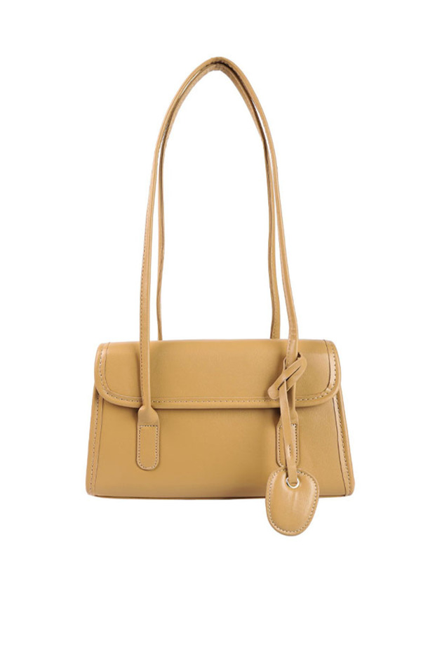 حقيبة يد صغيرة مستطيلة أساسية للنساء بلون موكا - 5