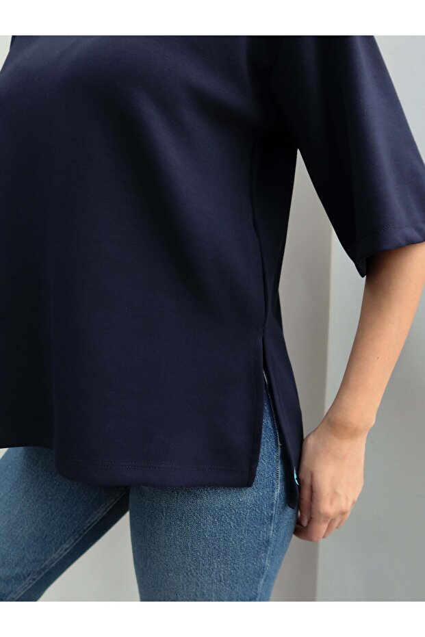 Yan Yırtmaçlı Tshirt - 5