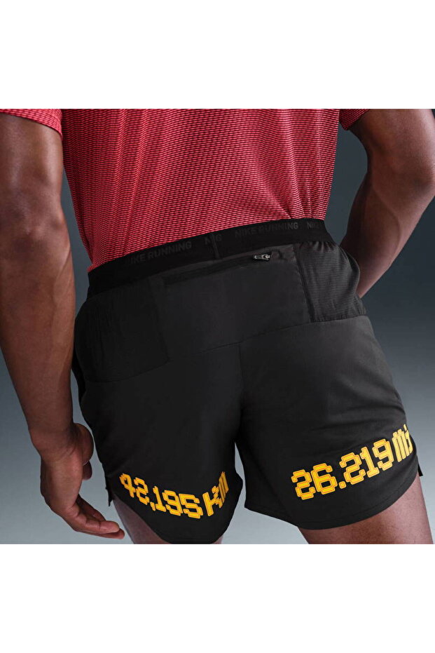Stride Erkek Siyah Koşu Şortu - 4