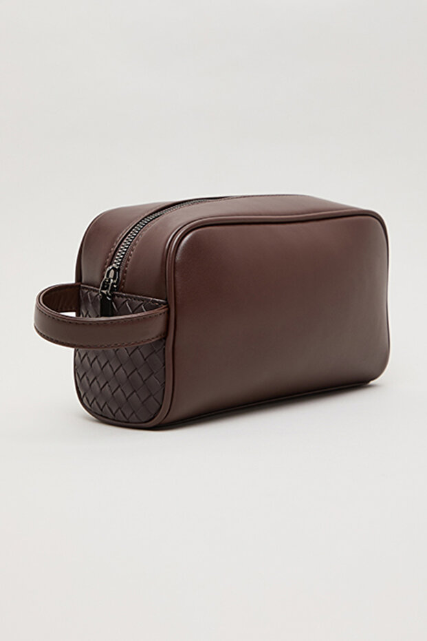 حقيبة سفر بنية اللون للرجال - 3