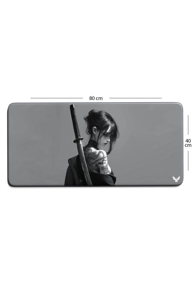 Grey Samurai - Victumus MousePad 80x40cm - 4
