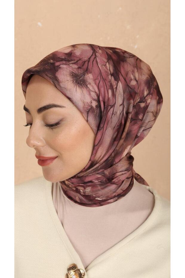 Soft Pamuk Eşarp Pembe - 1