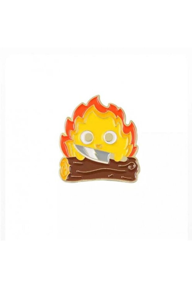 Fire brooch - camping