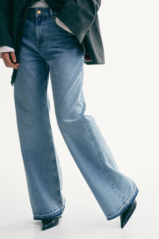 Wide High Jeans - 2