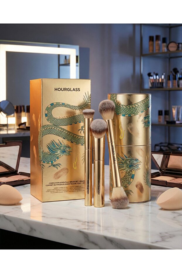 Complexion Essentials Makeup Brush Set Gold Dragon - 3