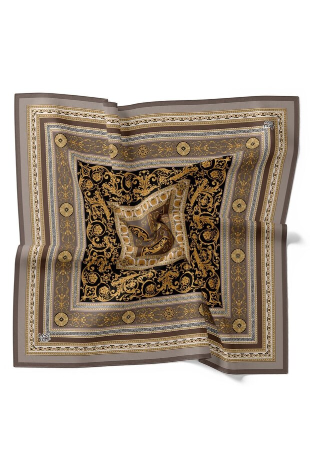 Ethnic Pattern Sparkling Crystal Scarf