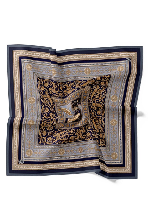 Ethnic Pattern Sparkling Crystal Scarf