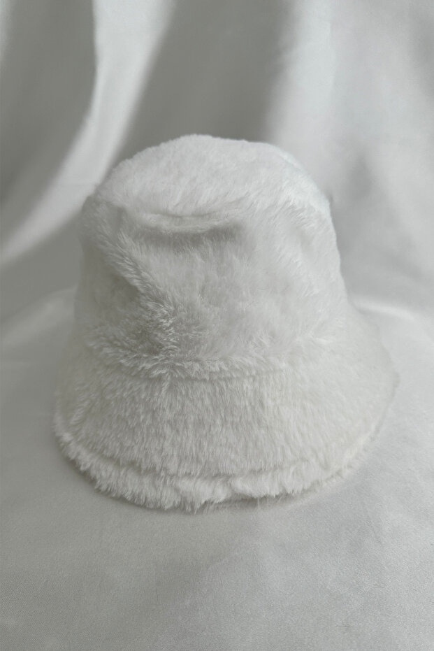 Soft Texture Plush Bucket Hat - 2