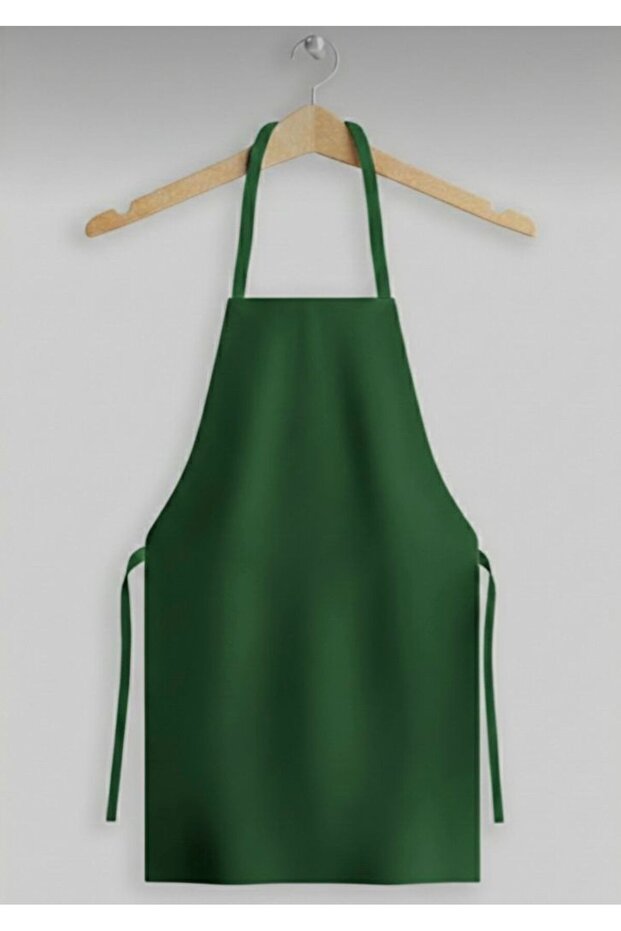 Fade-Resistant Kitchen Apron/Emerald Green