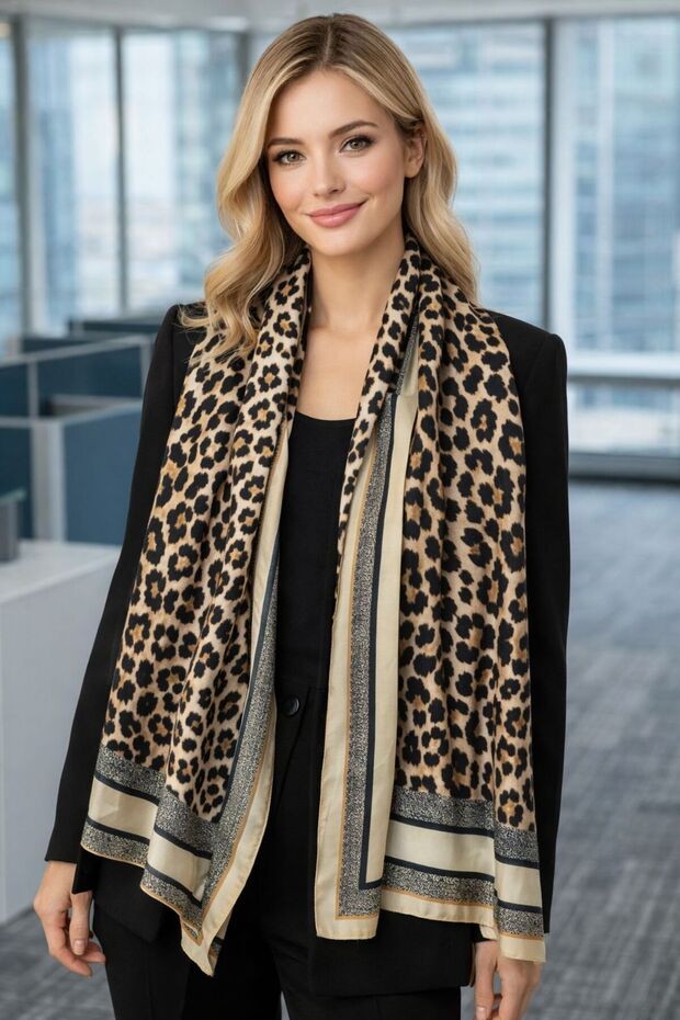 Sal9 Patterned Women's Shawl 180X90 cm