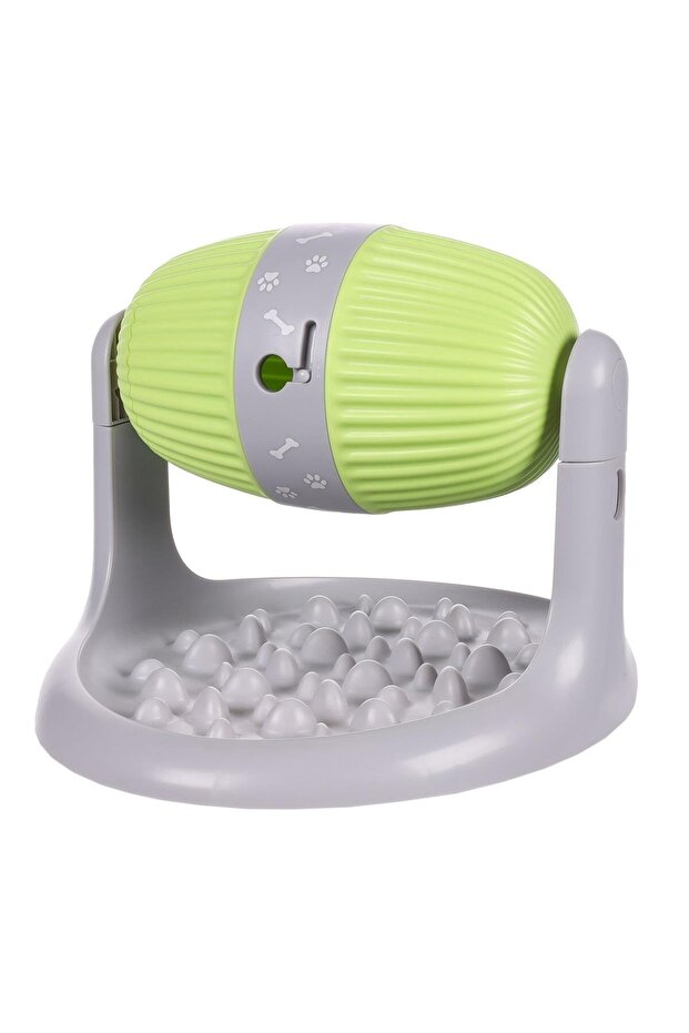 Bent Rotatable Plate Reward Food Dispenser