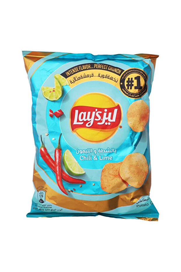 رقائق البطاطس بنكهة الفلفل الحار والليمون 48 غرام - 1