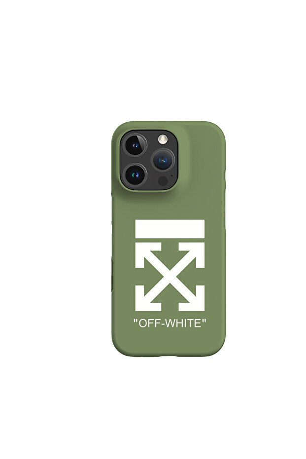 iPhone 16 Pro Max Compatible Off-White Design Launch Case - 1
