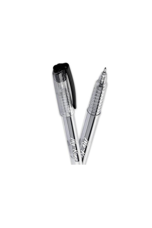 My-king Gel Ballpoint Pen 0.5mm Black Pack of 12