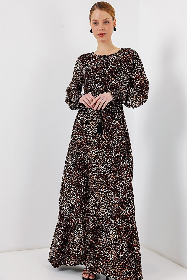 Rochie modestă cu model BDART - 3