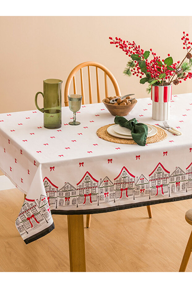 Lcw Home Ma Bella Bow Themed Tablecloth 150X200 cm