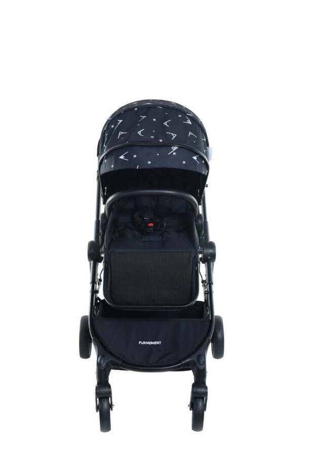 عربة أطفال فاخرة خفيفة الوزن قابلة للطي مع مقعد قابل للتعديل - 4