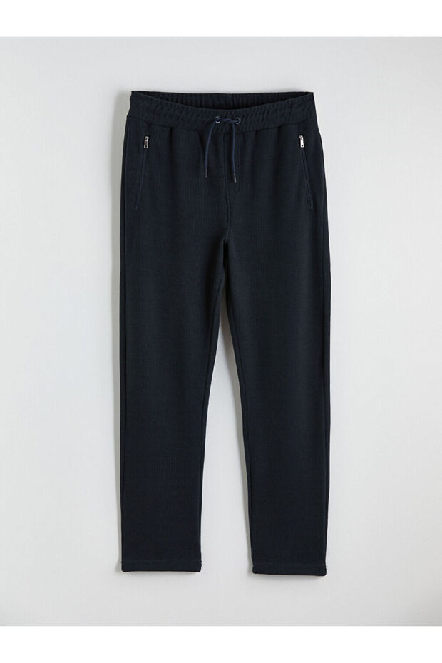 Güli̇s Gi̇yi̇m'Den Navy Blue Standard Fit Men's Sweatpants
