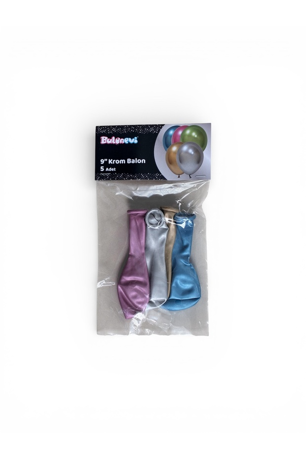 9" Chrome Balloon 5 Pieces