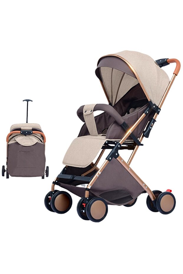 عربة أطفال خفيفة الوزن وقابلة للطي للسفر - 1