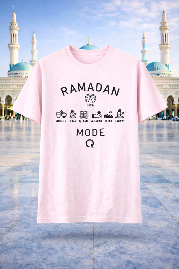 Ramadan Bayram Printed T-Shirt T-Shirt Oversize 100% Cotton Comfortable Daily Soft