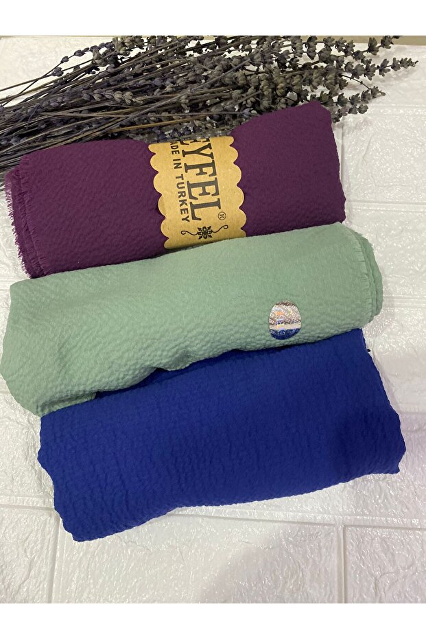 Hijab Shawl 3-Piece Mixed Color Set