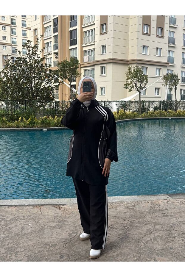 طقم بدلة رياضية نسائية - طقم علوي وسفلي