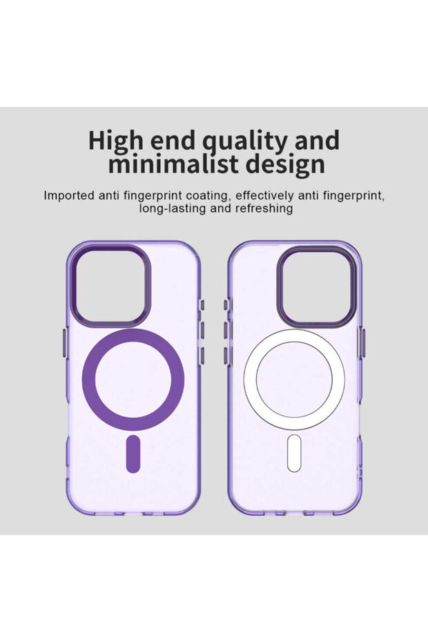 Husă iPhone 15 Pro CandyCase MagSafe, violet - 2