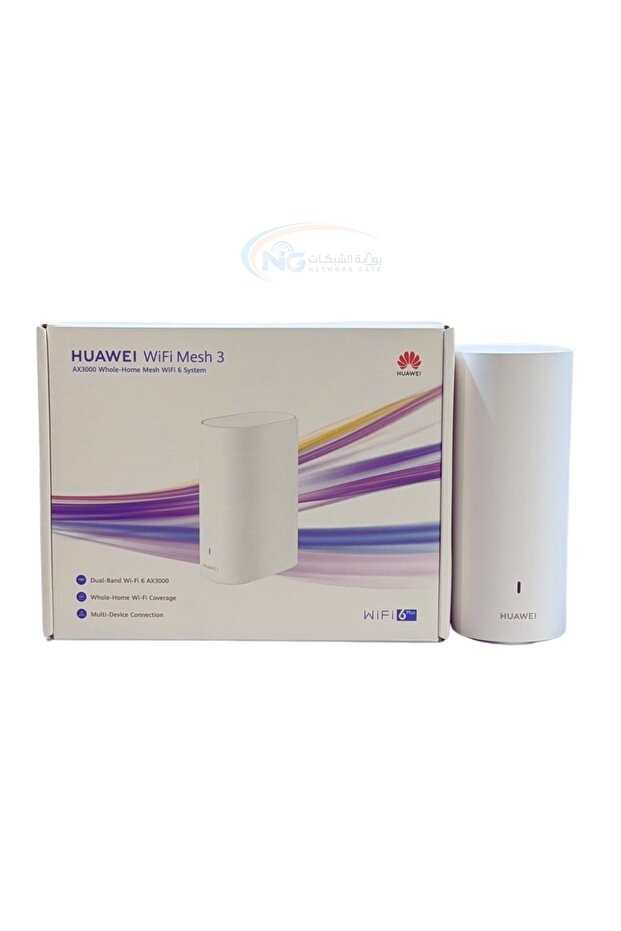 Huawei WiFi Mesh 3 AX3000 Router – Wi-Fi 6 – Dual Band – تغطية واسعة للمنزل