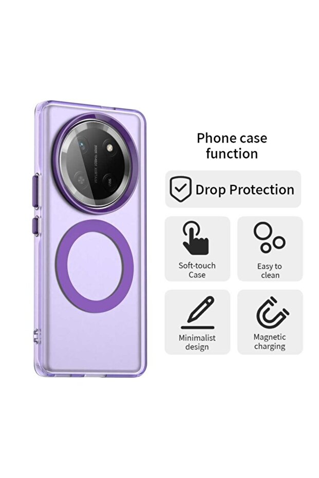 Honor Magic 7 Lite CandyCase MagSafe, μωβ - 2