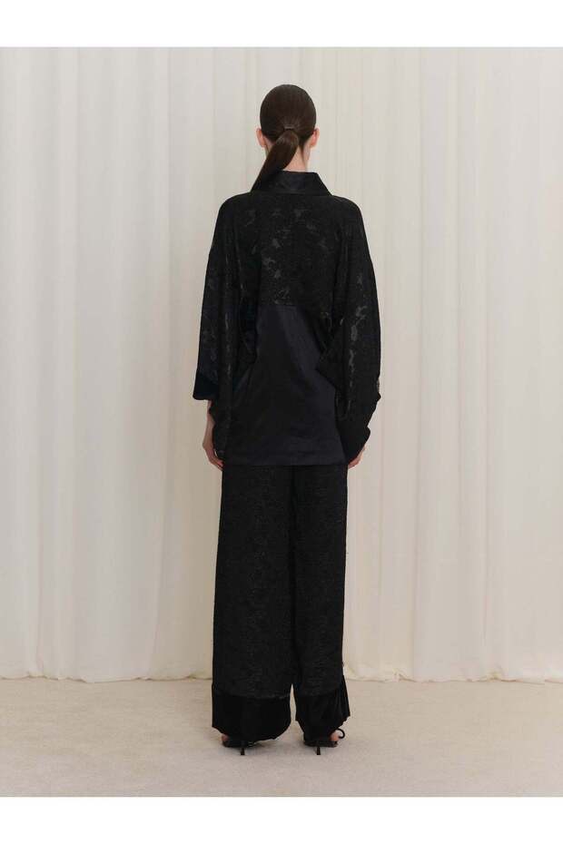 Jakar Desenli Ceket - 4