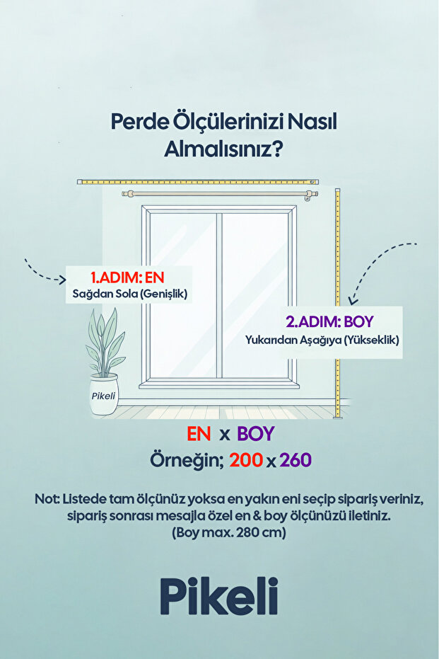 Buzul Desenli Tül Perde - 8