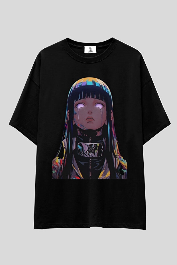 Naruto Shippuden Anime Oversize T-Shirt | Unisex 100% Cotton Black & White Printed Custom Design Tee
