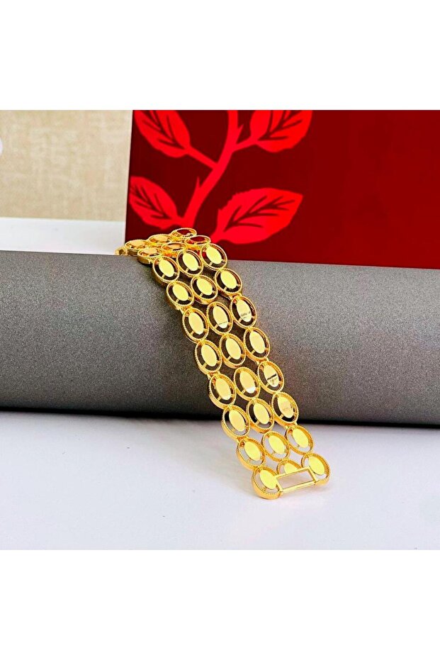 oval gold alternative bracelet - 3