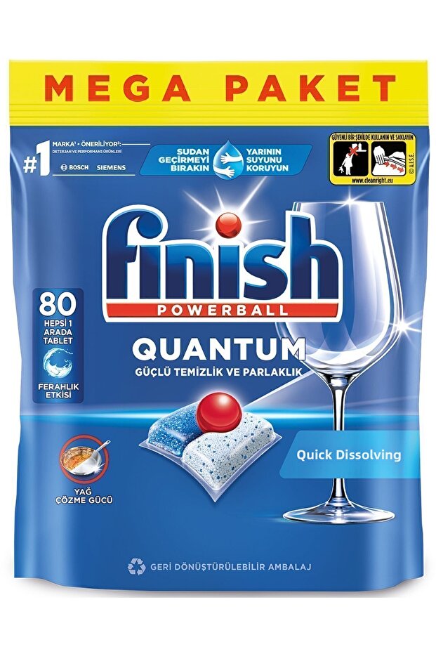 Quantum 80 Tablet Dishwasher Detergent - 2