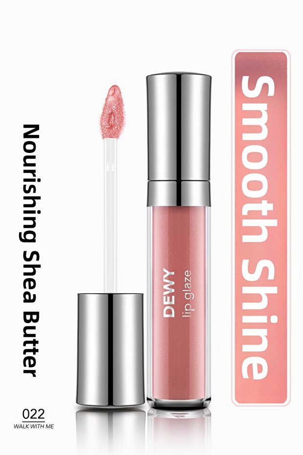 Dewy Lip Glaze Nourishing Lip Gloss - 022 Walk With Me-8682536069403