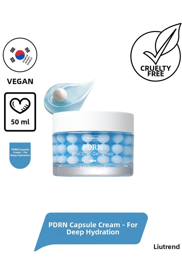 Intensive Moisturizing Gel Cream with Pdrn Capsules Medi-Peel Mooltox Pdrn Hyal Drop Gel Cream 50 ml