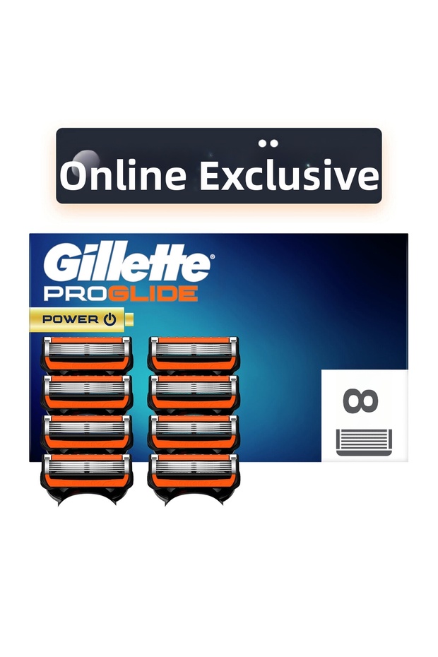 عبوة من 8 شفرات حلاقة احتياطية من الورق المقوى Fusion Proglide Power - 1