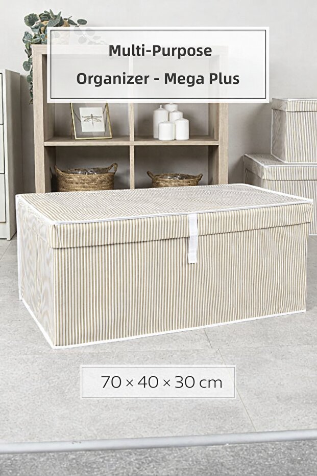 Mega Plus Organizer Box – Brown Mega Plus Storage Box Brown